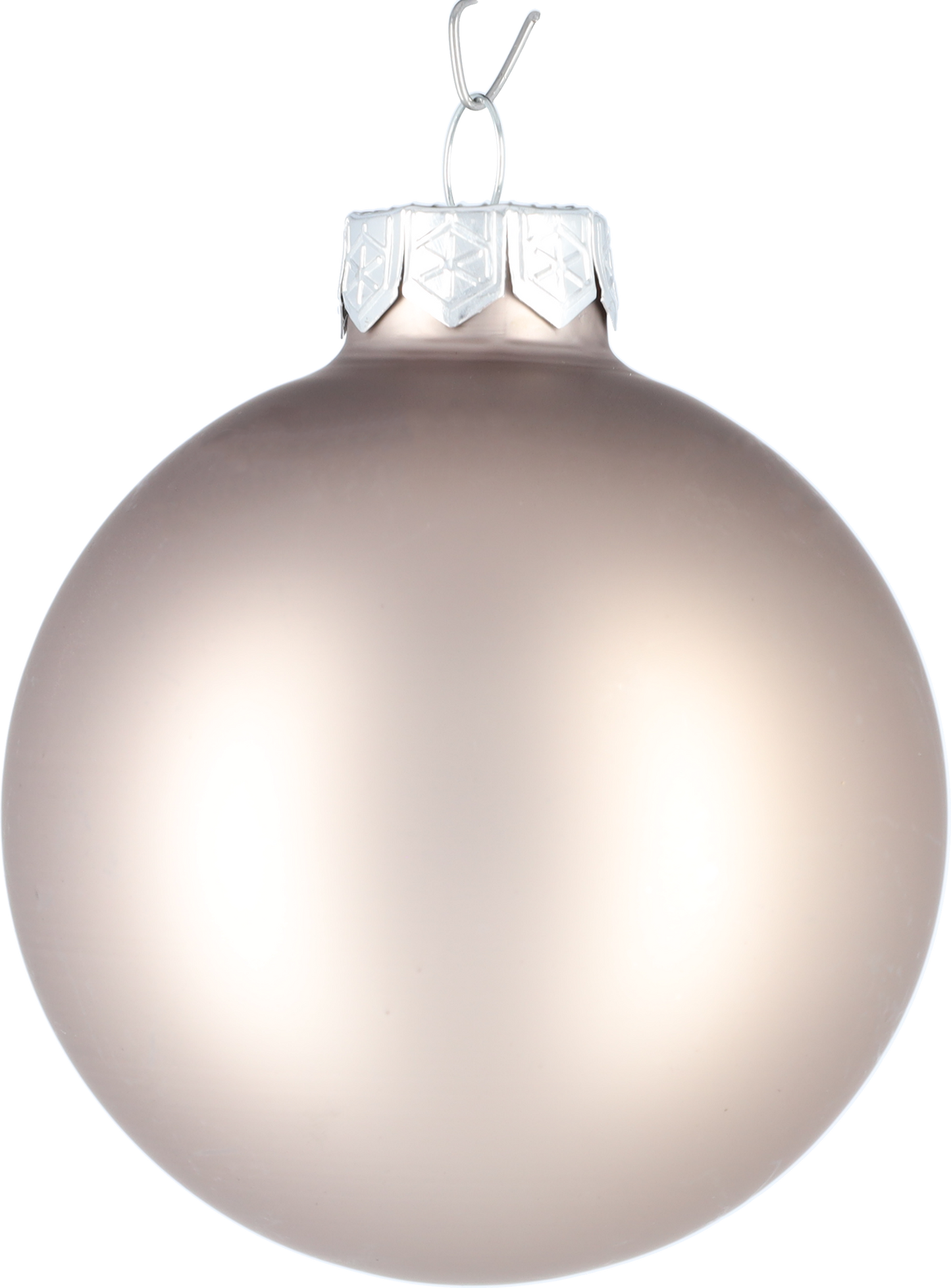 Glazen kerstballen - Set van 16 stuks/80mm - Glas - Titan Grey - Grijs