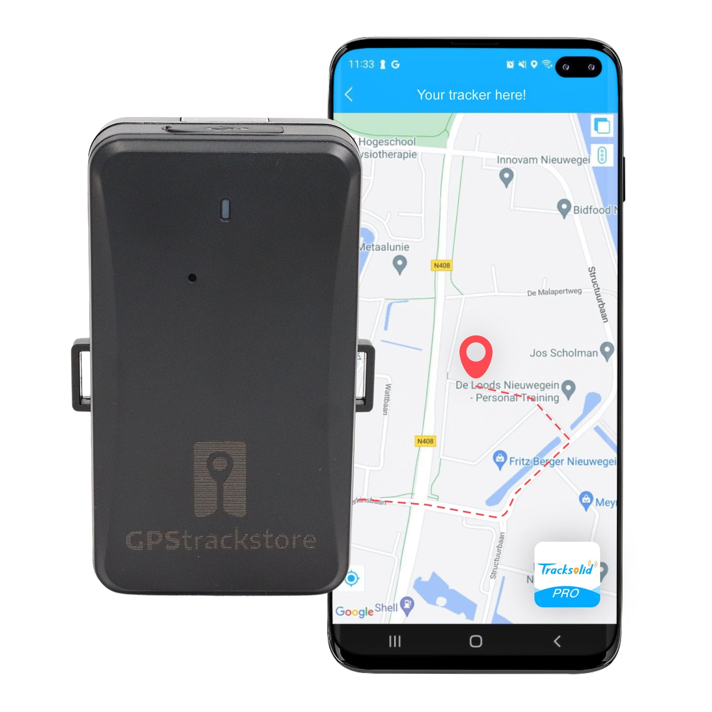 GPS Tracker volgsysteem LL01 - Met simkaart voor 10 jaar die werkt in 150 landen! - Gps tracker zonder abonnement