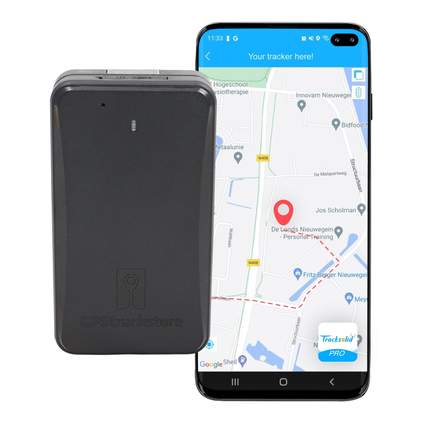 GPS Tracker volgsysteem LL301 - 4G tracker via GPS, BDS en LBS + simkaart 10 jaar werelddekking! - Sterke magneet