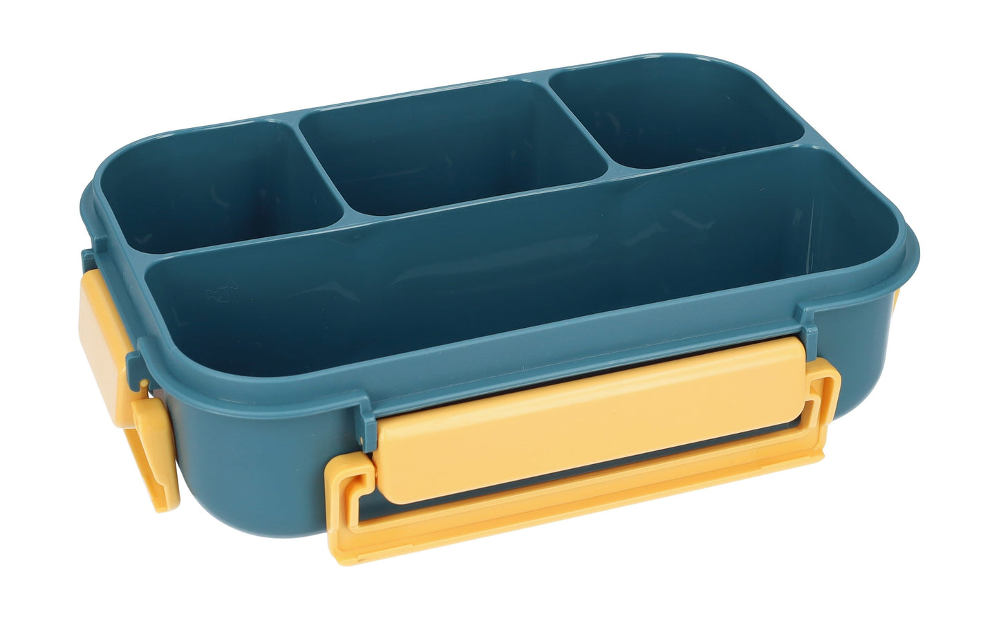 Mooie Lunchbox 1300ml - BPA vrij - Bentobox - Ook te gebruiken als Broodtrommel - Geel - Met Bestek en Sausbakje