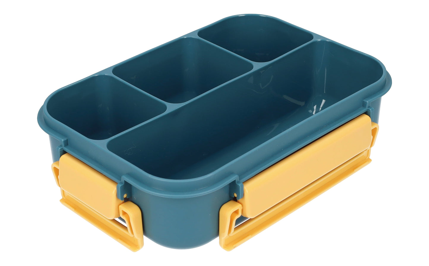Mooie Lunchbox 1300ml - BPA vrij - Bentobox - Ook te gebruiken als Broodtrommel - Geel - Met Bestek en Sausbakje