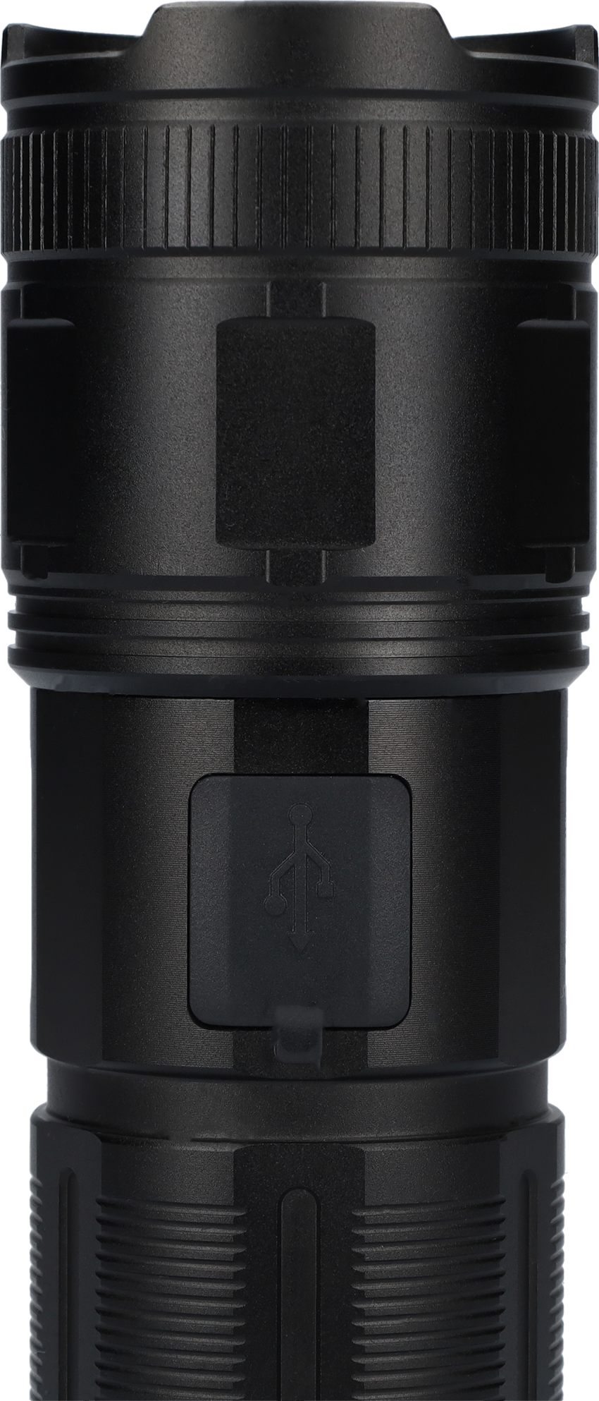 Zaklamp LED - Militaire zaklamp - 2000 Lumen - Zwart