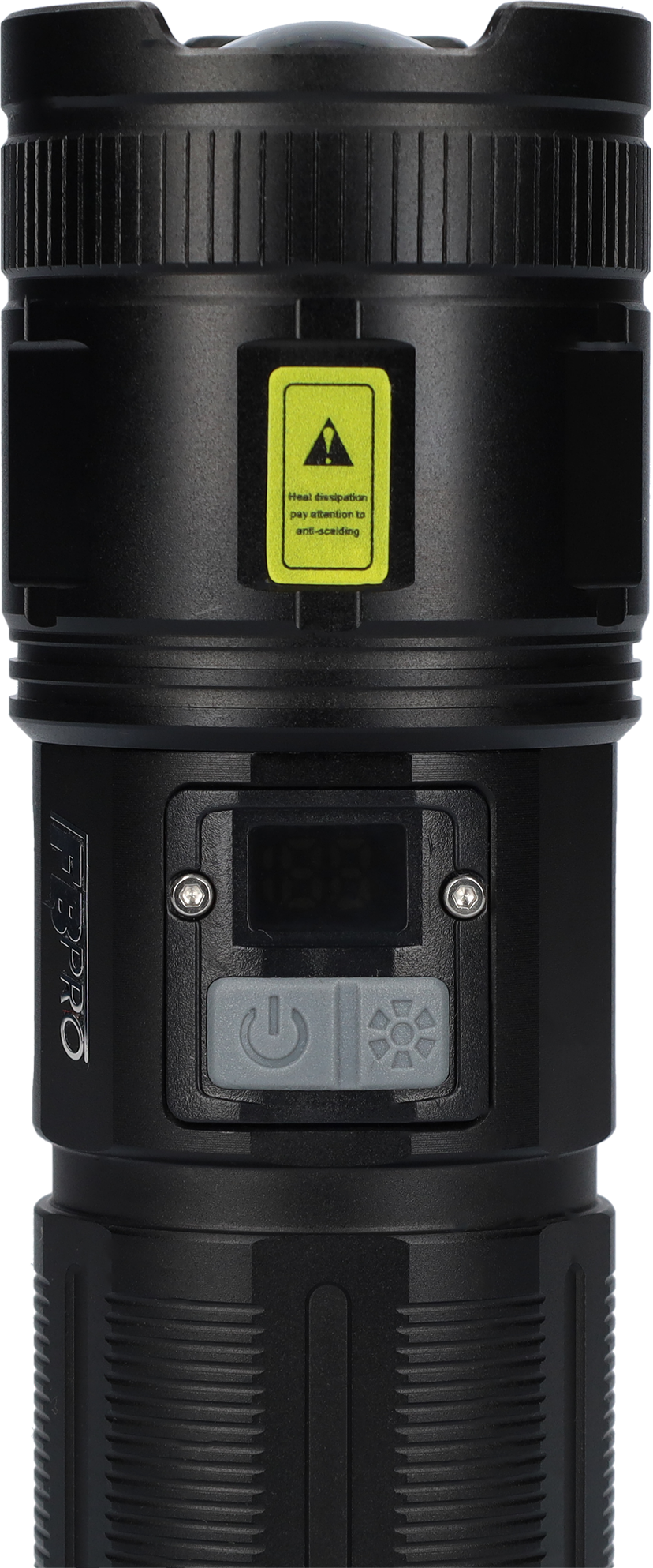 Zaklamp LED - Militaire zaklamp - 2000 Lumen - Zwart