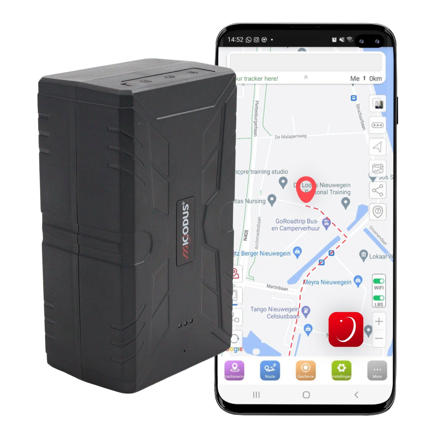 GPS Tracker volgsysteem ML920G - Met GROTE 20.000mAh accu gaat het lang mee - Incl. sim 10 jaar in 150 landen