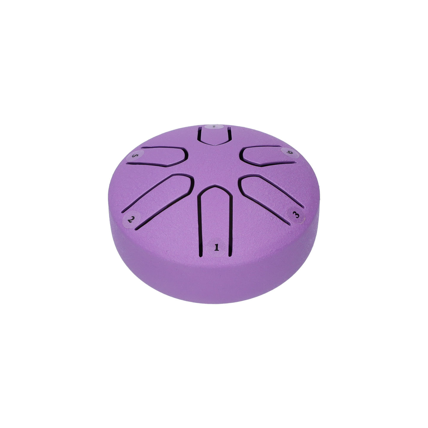 Mini Handpan 3 Inch, Klankschaal, Tongue Drum, Handpan Drum, Regen Drum, Muziek Instrument - Met Drumstick - Paars