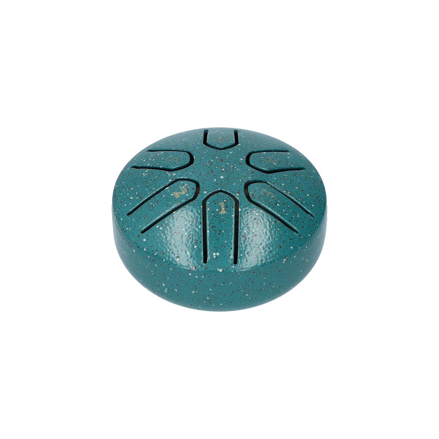 Mini Handpan 3 Inch, Klankschaal, Tongue Drum, Handpan Drum, Regen Drum, Muziek Instrument - Met Drumstick - Coral Blue
