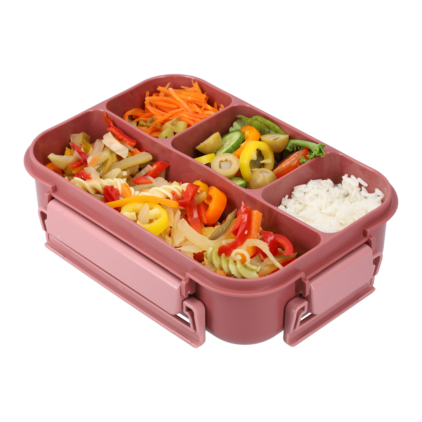 Mooie Lunchbox - BPA vrij - Bentobox - Ook te gebruiken als broodtrommel - Roze - 1300ml