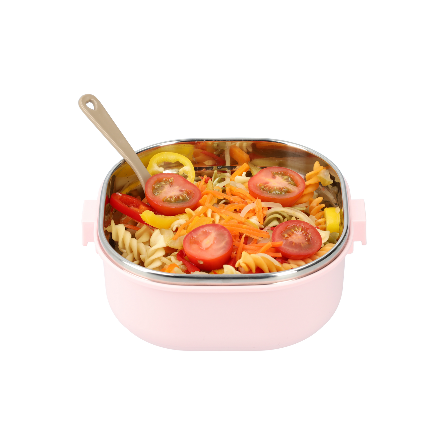 Schattige lunchbox met lepel - Luchtdicht en lekvrij - Lunchbox 700ml