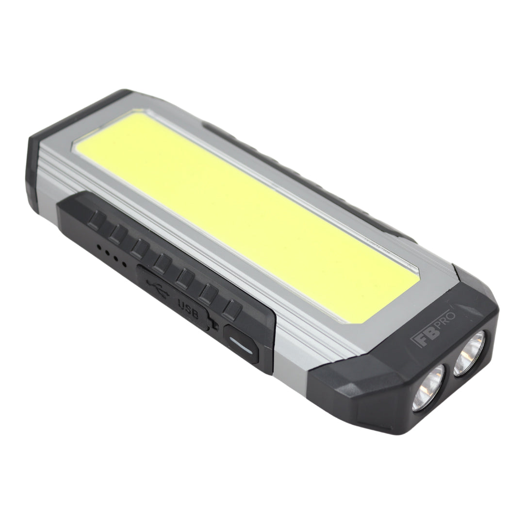Zaklamp LED Oplaadbaar, Werklamp en Powerbank in 1 - Multifunctioneel met magneet en ingebouwde standaard - 4000mAh