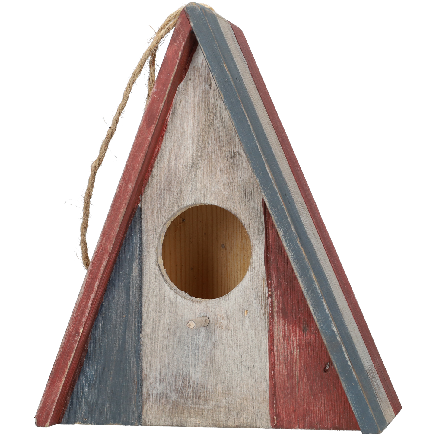 Vogelhuisje - Vogelhuis - Rustiek vogelhuis voor vogels - Decoratie voor in de tuin of aan de boom! - Nestkastje - Vogelnest gemaakt van hout - Geschikt voor bijvoorbeeld de koolmees, groenling, pimpelmees en winterkoning! - Groen, Blauw & Antraciet