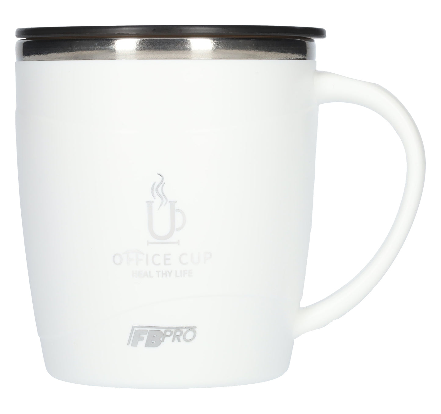 Travel mug - Koffiebeker - Langdurig warm of koud - Sluitbare Bovenkant - Wit