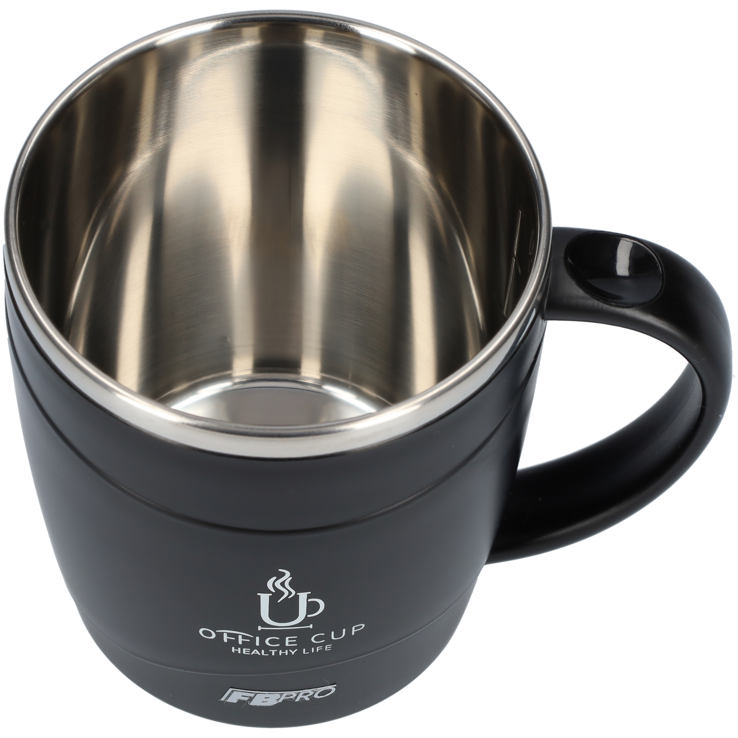 Travel mug - Koffiebeker - Langdurig warm of koud - Sluitbare Bovenkant - Zwart