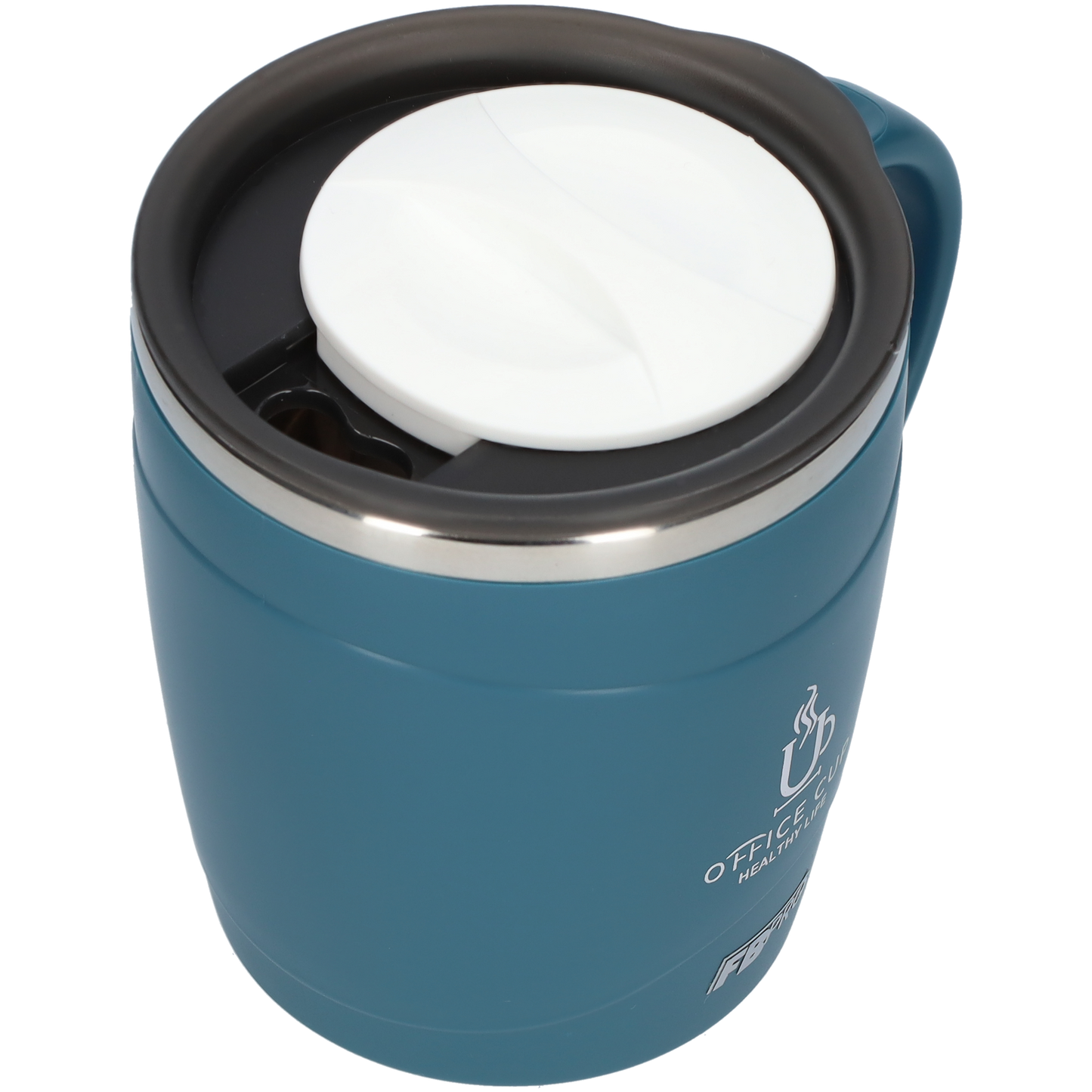 Travel mug - Koffiebeker - Langdurig warm of koud - Sluitbare Bovenkant - Blauw