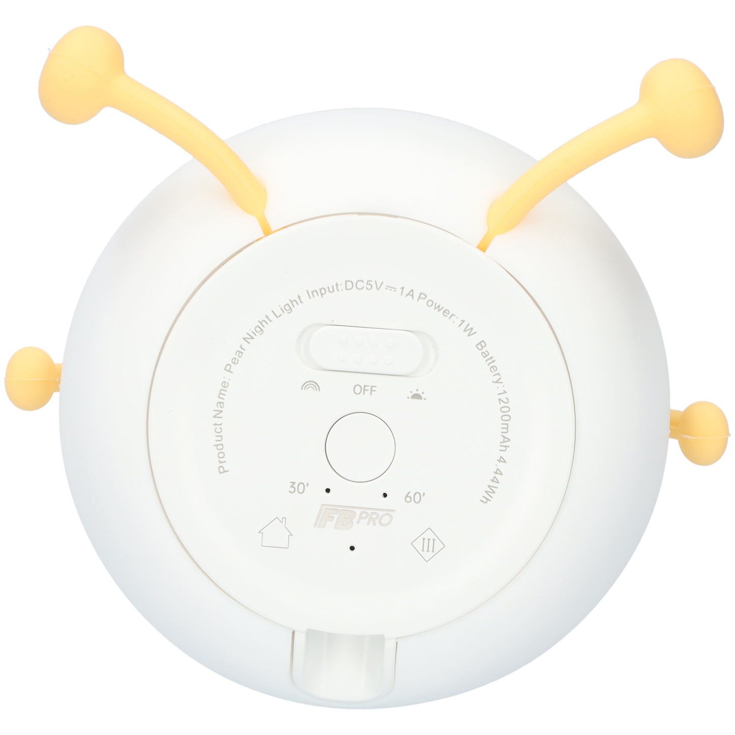 Nachtlampje voor kinderen en baby's - USB oplaadbare kinderverlichting - Touch bediening - Verschillende kleuren en dimbaar - 1200 mAh