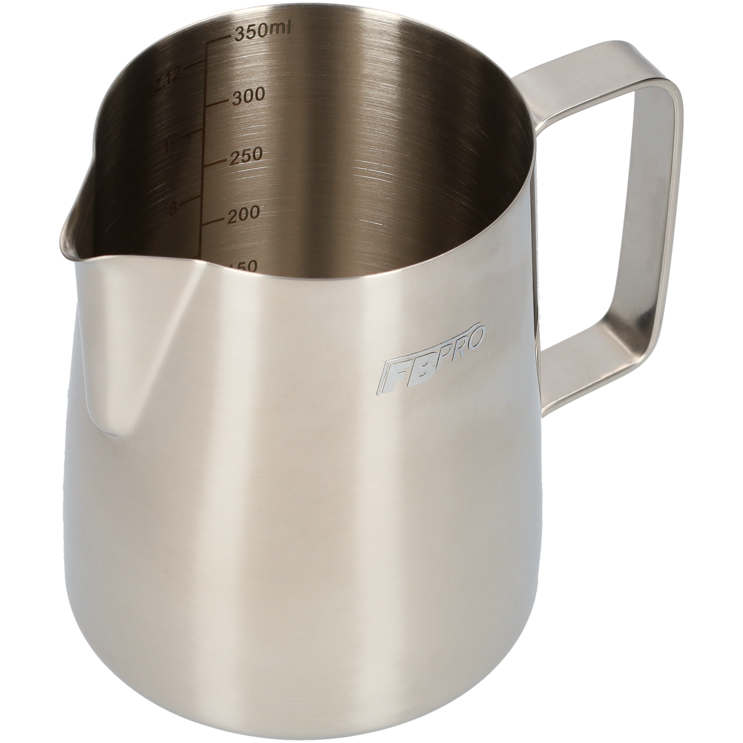 Melkopschuimkan - RVS melkkannetje - Barista - Melkkan - Espressomachine benodigheden - 350 ML - Zilverkleurig