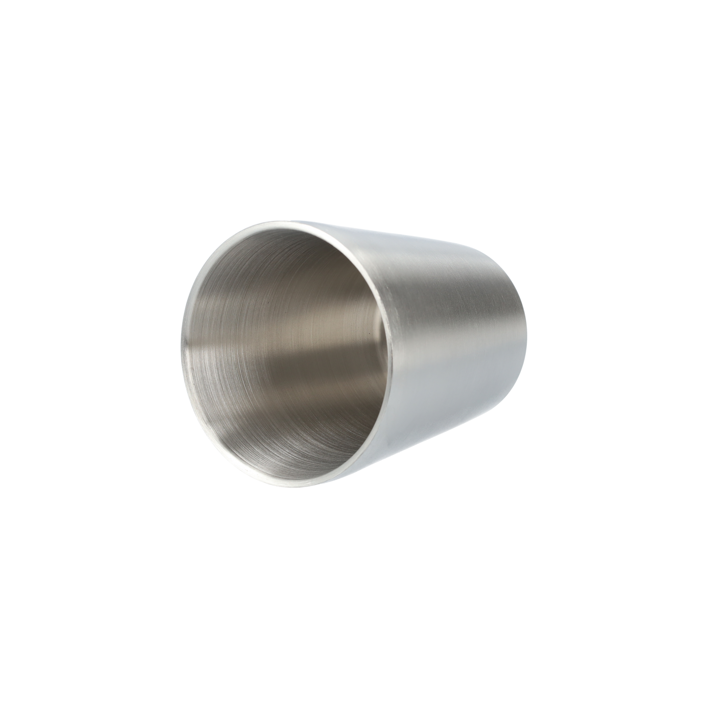 Dubbelwandige RVS beker (5 stuks!) - Roestvrijstalen bekers - Robuust design - Industriële stijl - Zilver - 300ml