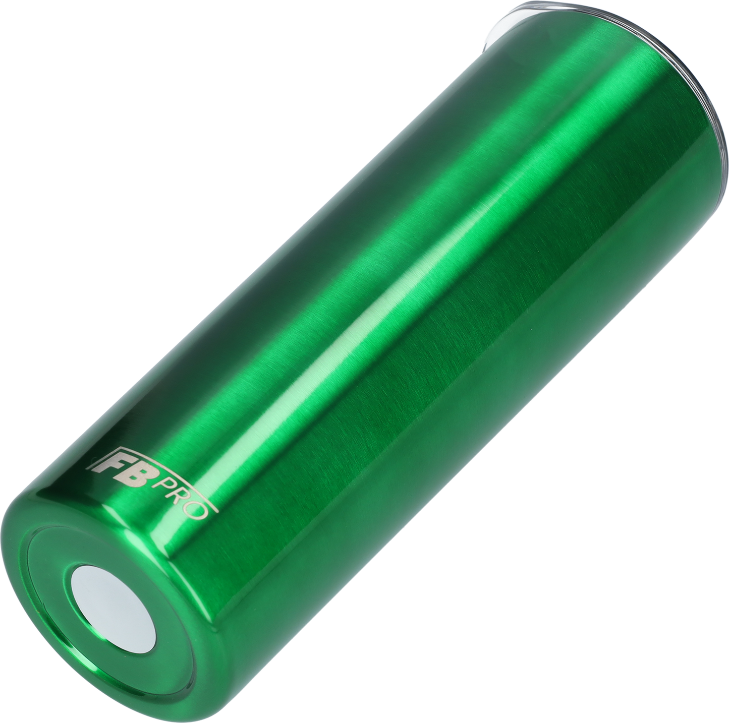 Slanke drinkbeker met rietje - 550 ML - RVS - Groen
