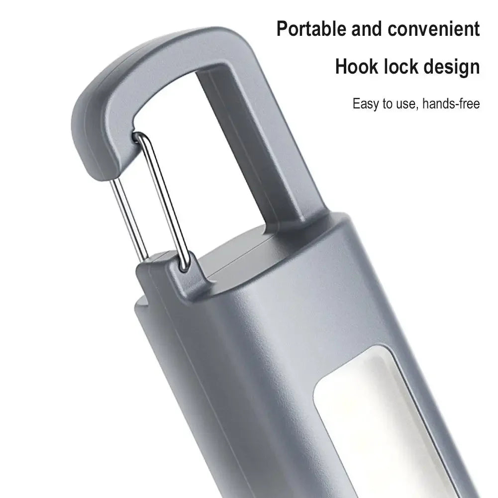 Camping Zaklamp - Zaklamp met 3 Standen incl. Zijverlichting - Perfect voor Kamperen - Met Ingebouwde Haak