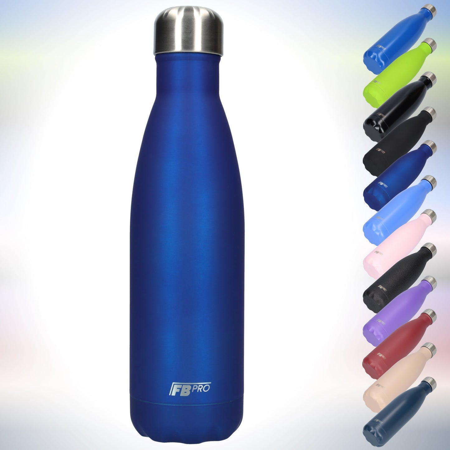 FBFS21, Thermosfles, Drinkfles, Waterfles - 500ml - Matte Deep Blue - Mat Diep Blauw