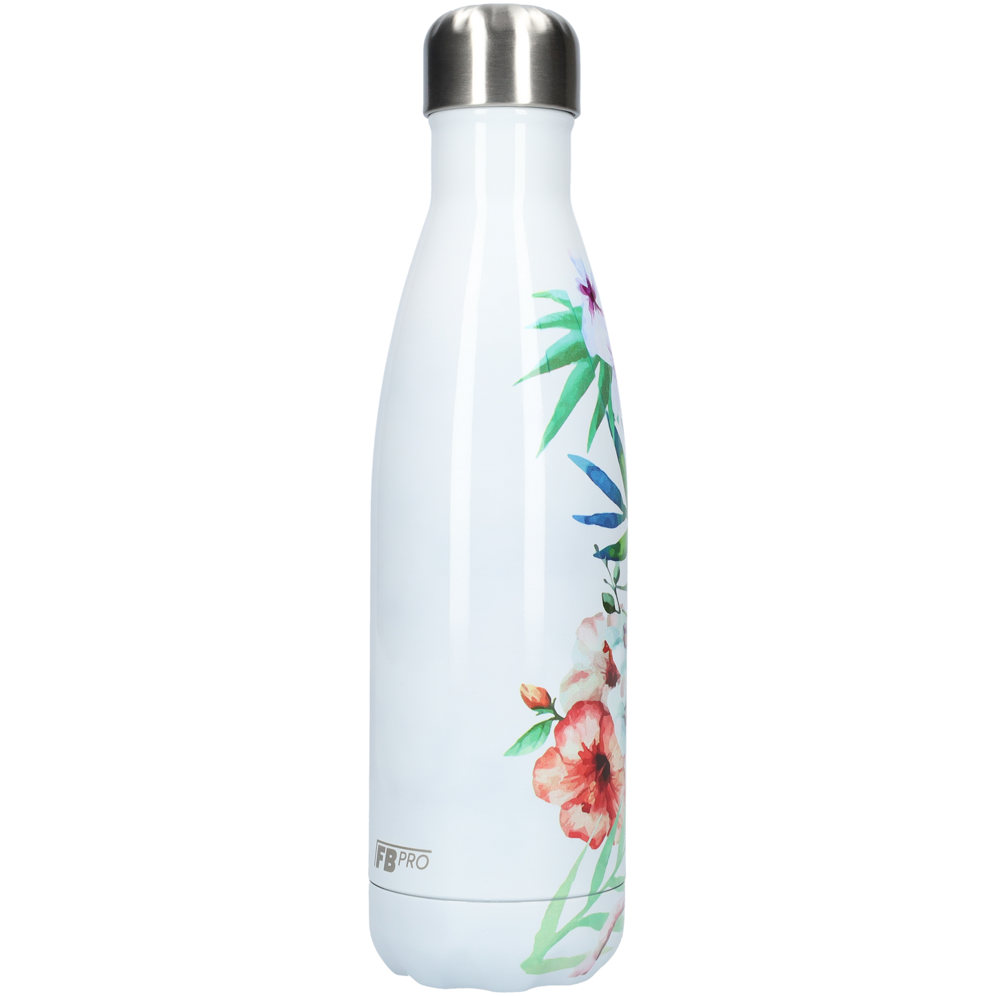 FBFS44, Thermosfles, Drinkfles, Waterfles - 500ml - Tropical White - Tropisch Wit
