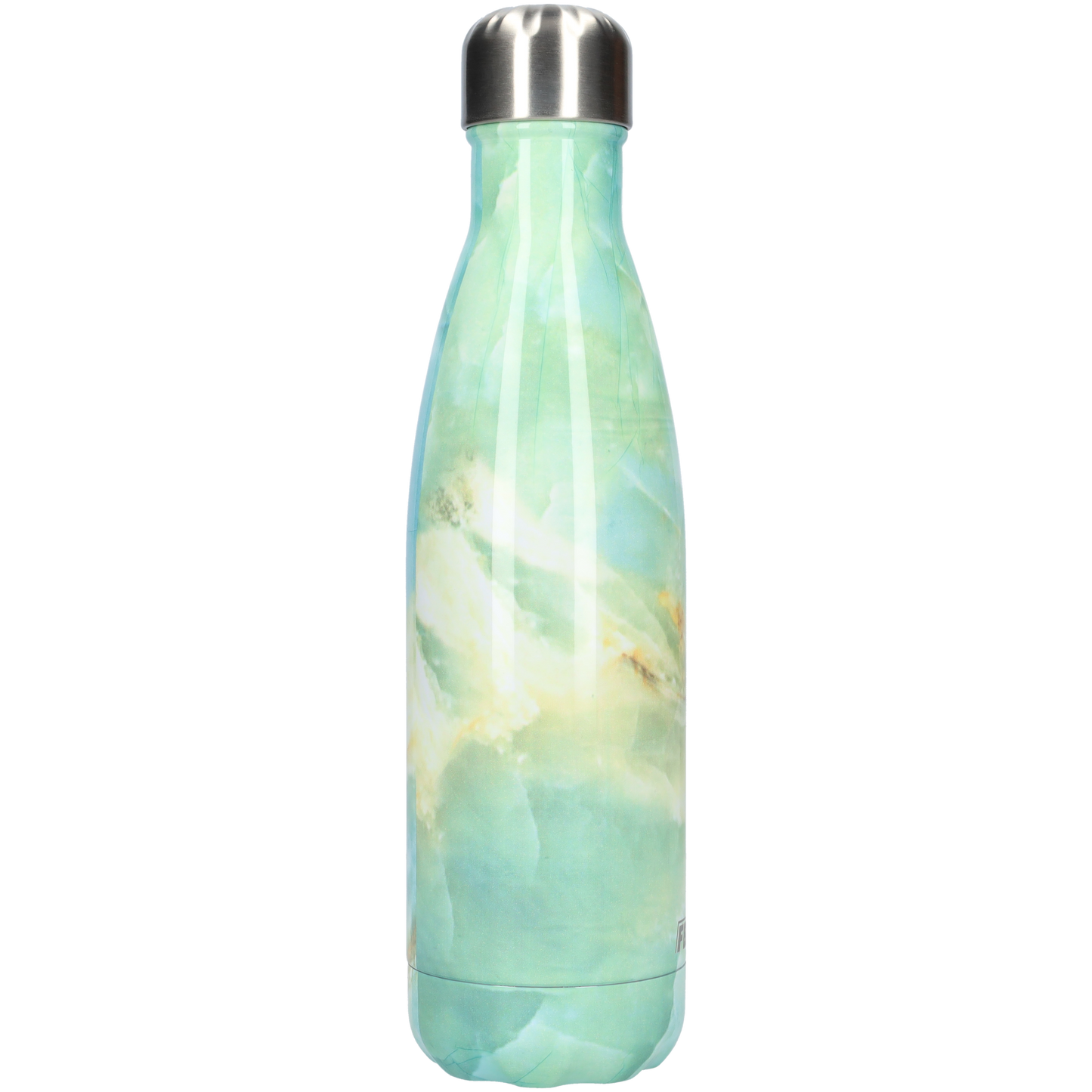 FBFS29, Thermosfles, Drinkfles, Waterfles - 500ml - Turquoise Marble - Turquoise Marmer
