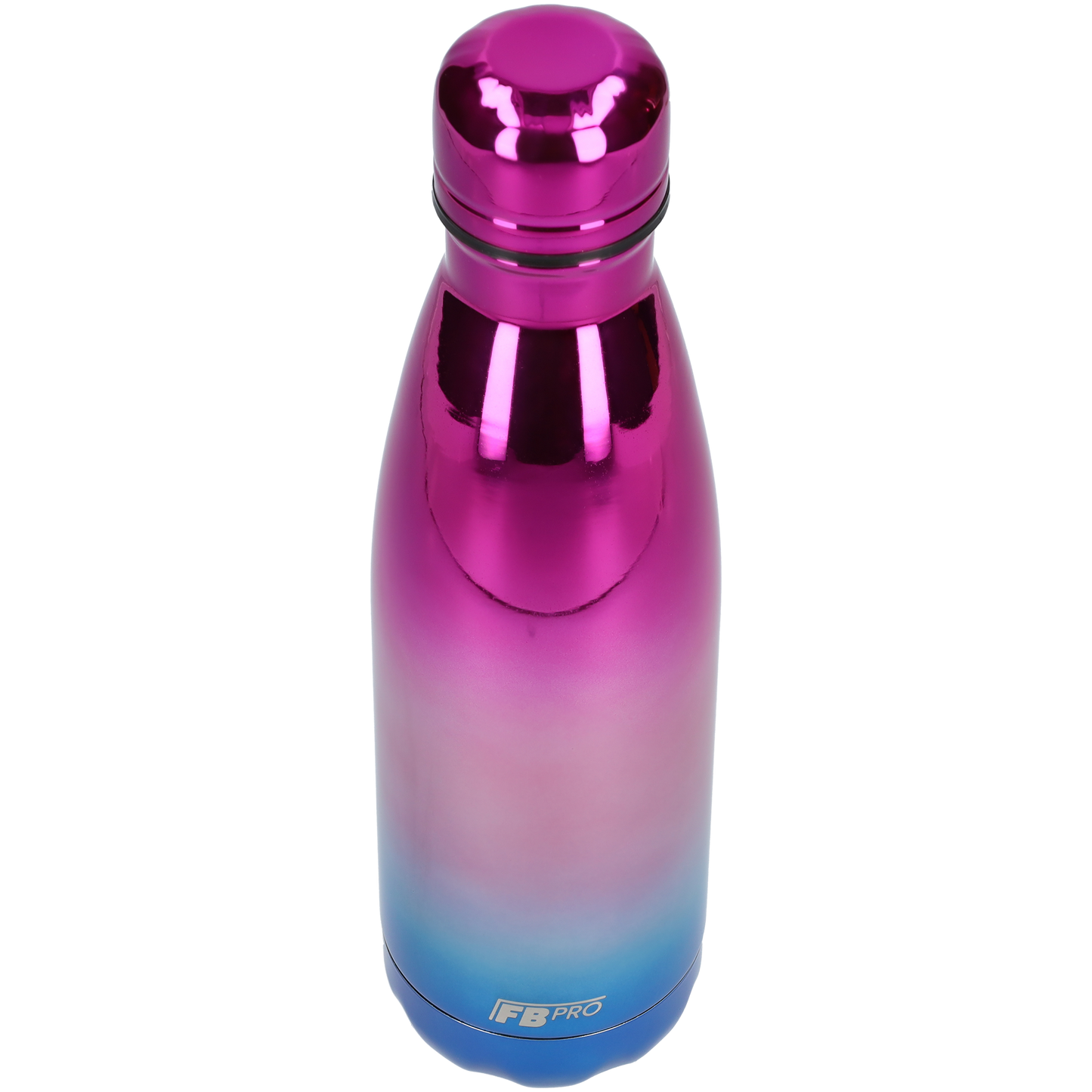 FBFS48, Thermosfles, Drinkfles, Waterfles - 500ml - Raspberry Chrome Blue - Framboos Chrome Blauw