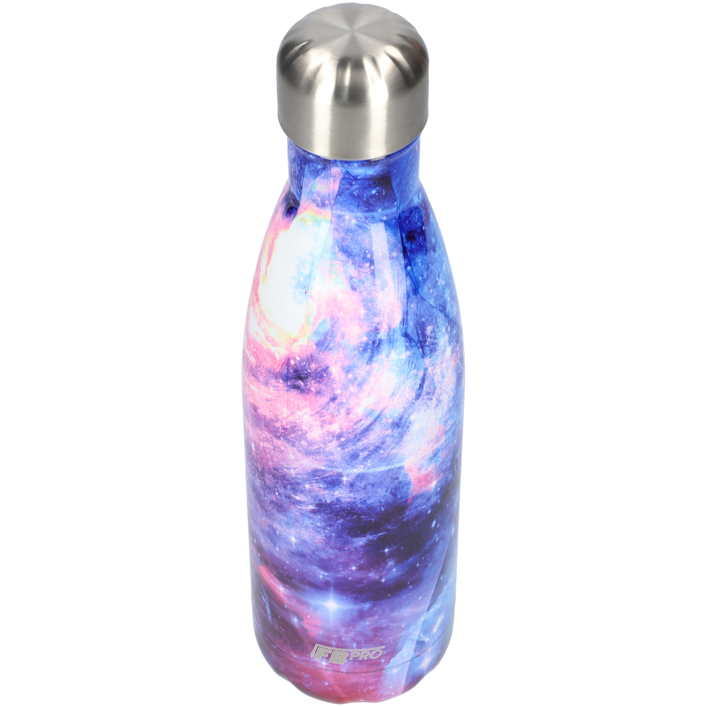 FBFS88, Thermosfles, Drinkfles, Waterfles - 500ml - Galaxy Purple - Sterrenhemel Paars
