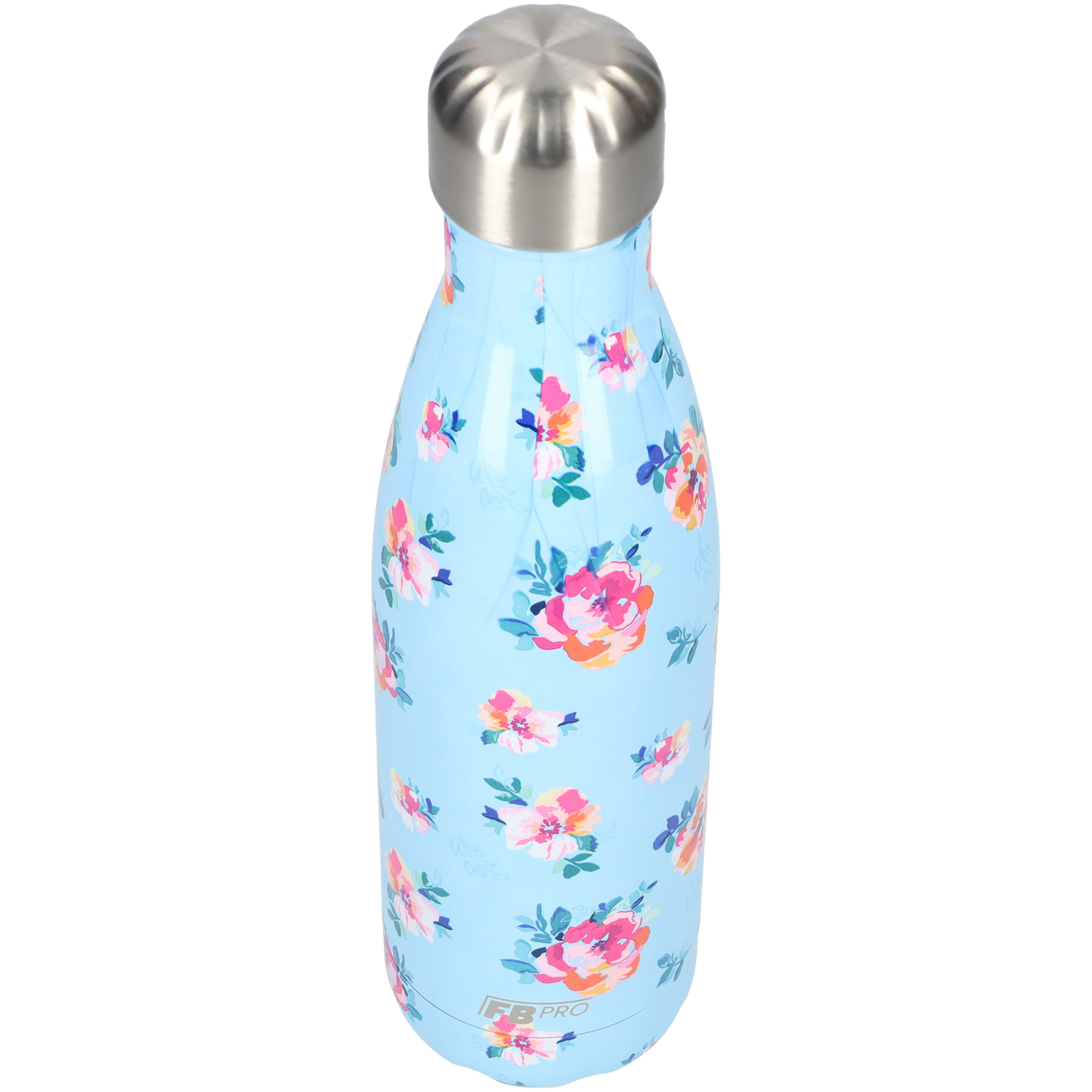 FBFS40, Thermosfles, Drinkfles, Waterfles - 500ml - Classic Blue Flowers - Klassiek Blauw Bloemen
