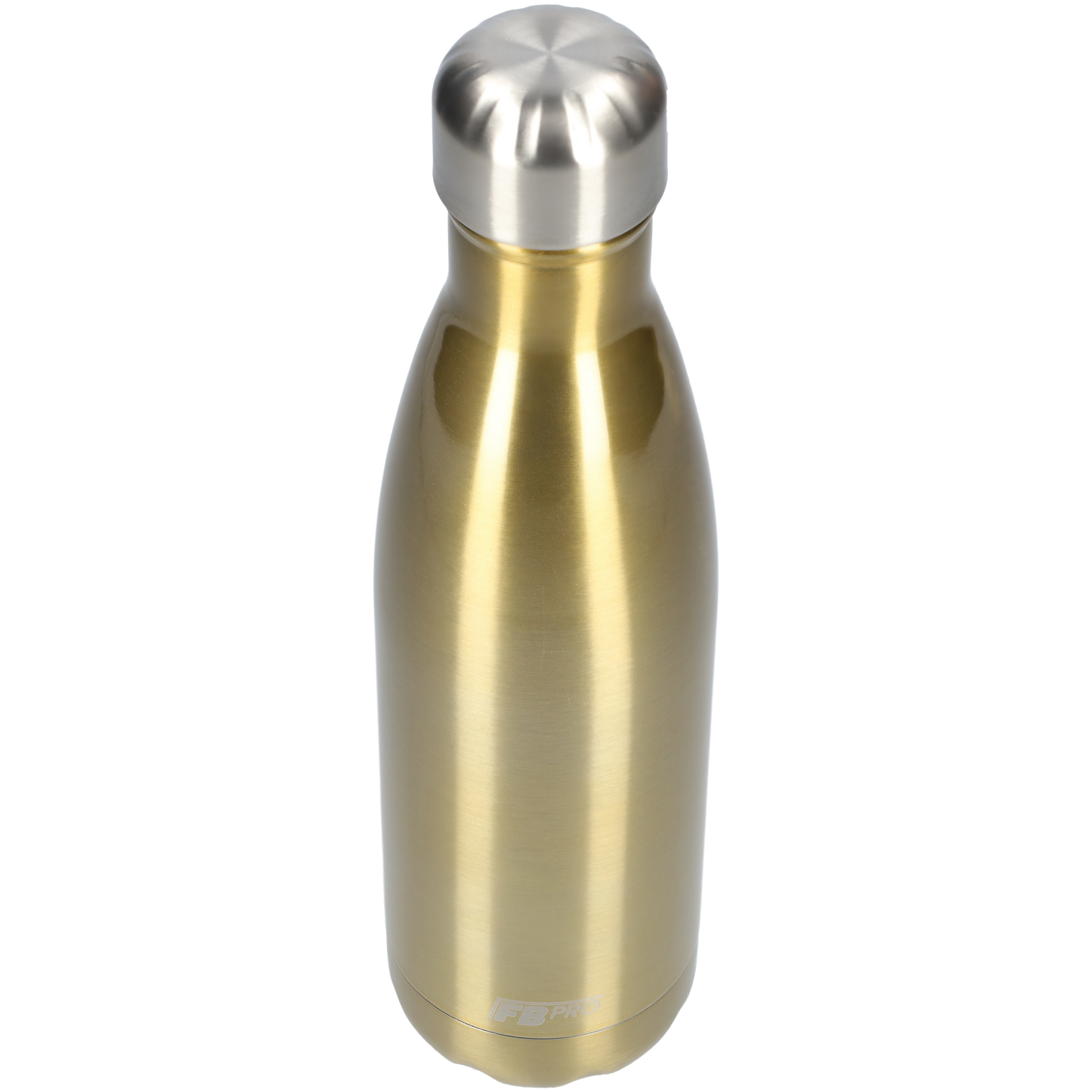 FBFS13, Thermosfles, Drinkfles, Waterfles - 500ml - Gold Chrome - Glimmend Goud