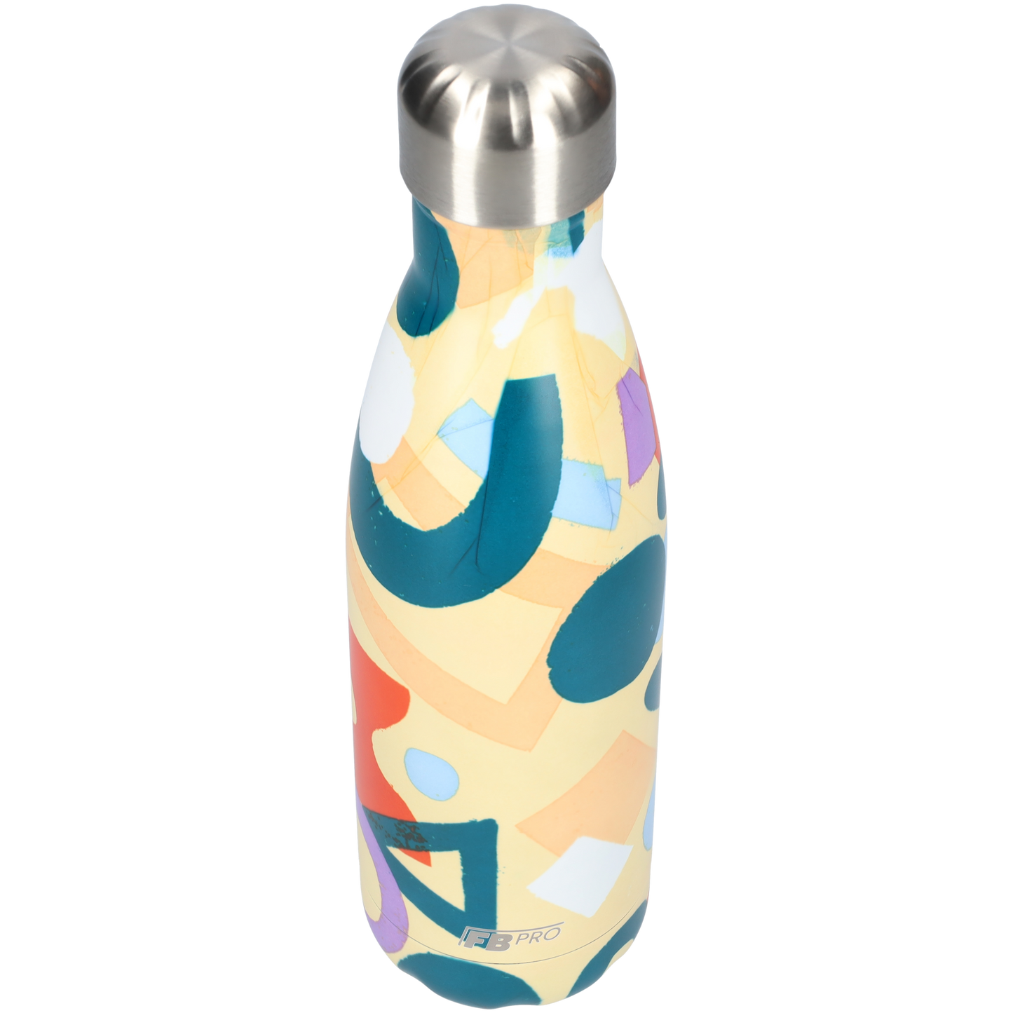FBFS22, Thermosfles, Drinkfles, Waterfles - 500ml - Geometric Banana - Geometrische Banaan