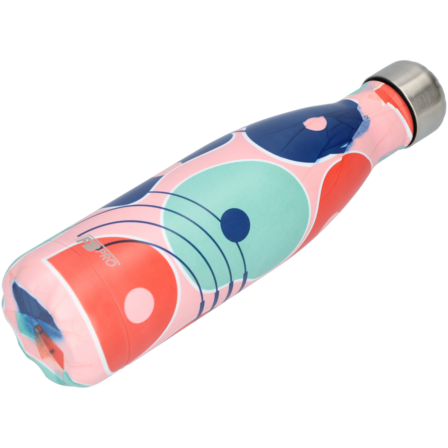 FBFS148, Thermosfles, Drinkfles, Waterfles - 500ml - GeoSplash Pink - GeoSplash Roze