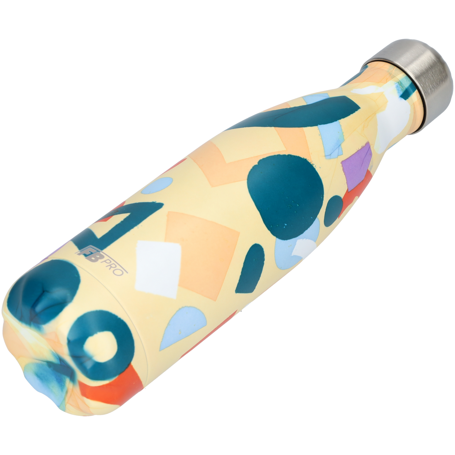 FBFS22, Thermosfles, Drinkfles, Waterfles - 500ml - Geometric Banana - Geometrische Banaan