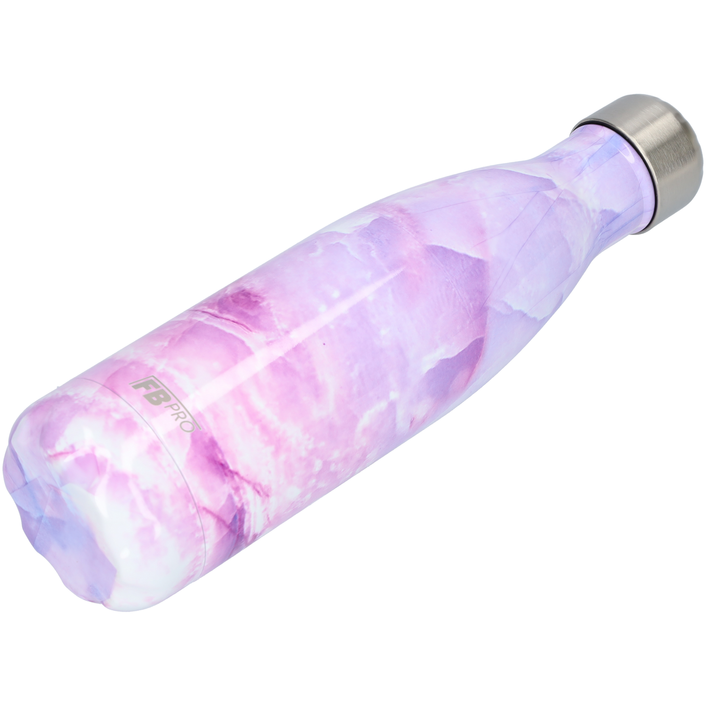 FBFS28, Thermosfles, Drinkfles, Waterfles - 500ml - Pink Marble - Roze Marmer