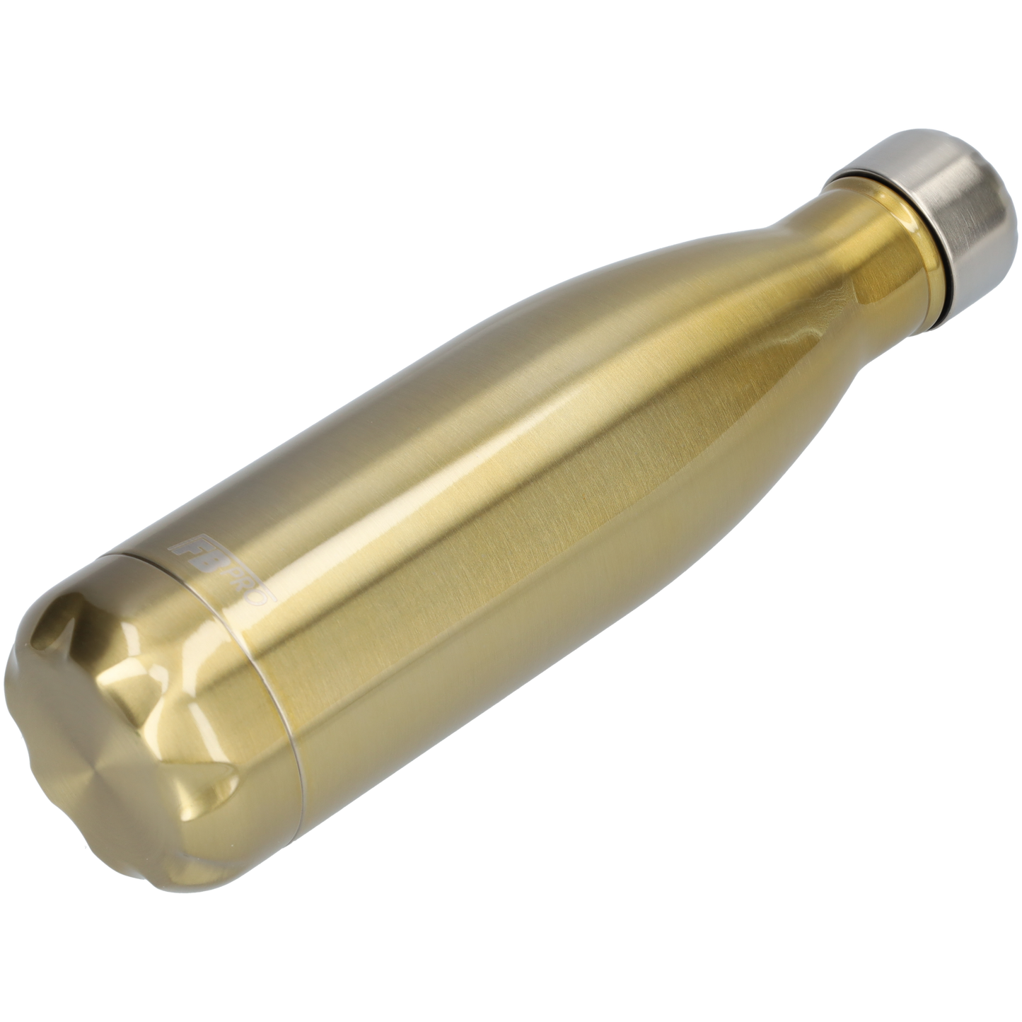 FBFS13, Thermosfles, Drinkfles, Waterfles - 500ml - Gold Chrome - Glimmend Goud