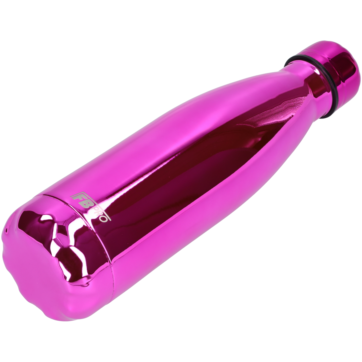 FBFS52, Thermosfles, Drinkfles, Waterfles - 500ml - Chrome Hot Pink - Chroom Roze