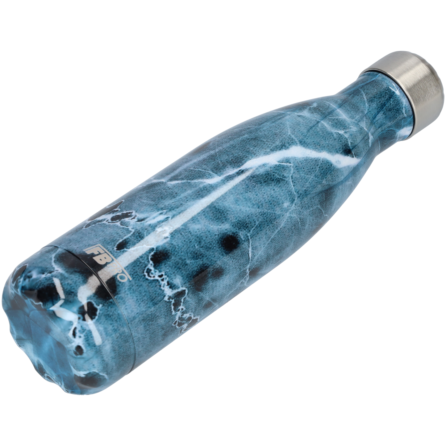 FBFS91, Thermosfles, Drinkfles, Waterfles - 500ml - Dark Blue Lighting - Donkerblauwe Onweer