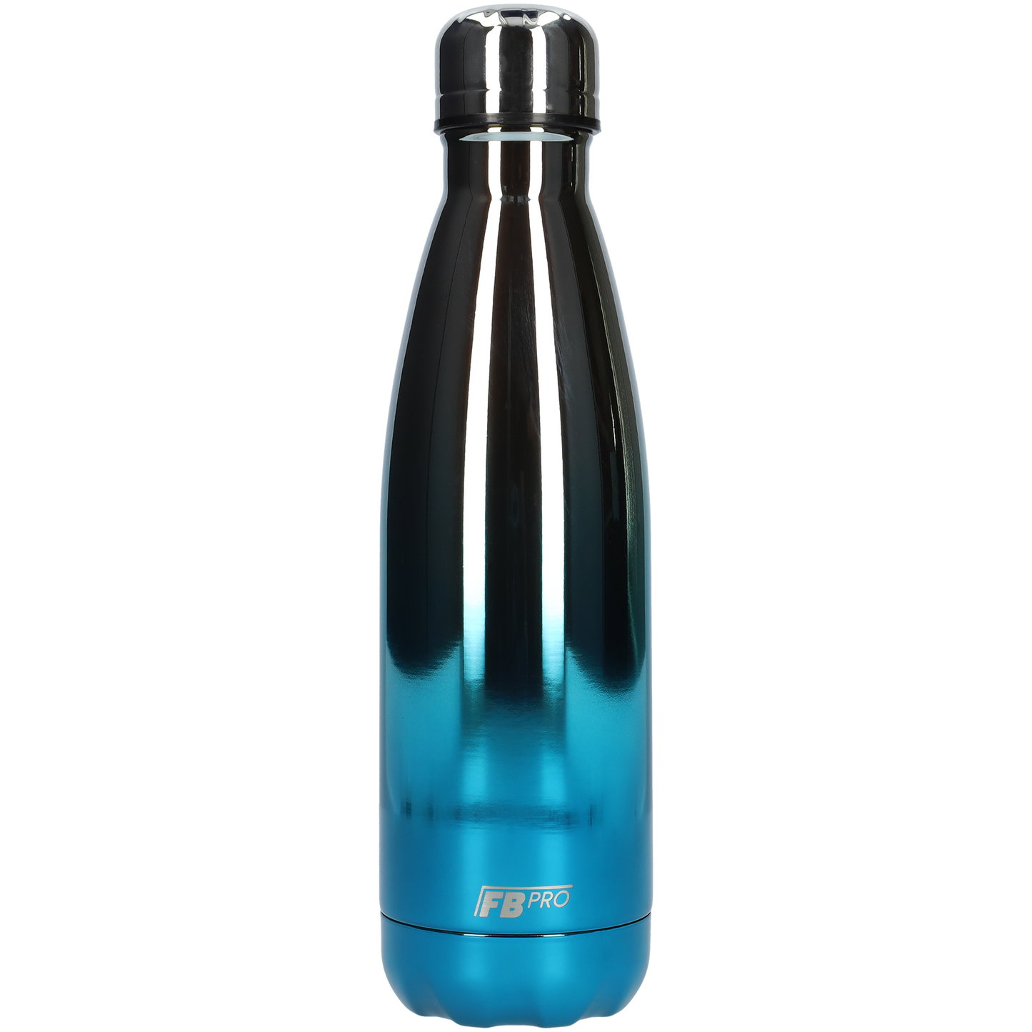 FBFS50, Thermosfles, Drinkfles, Waterfles - 500ml - Silver Blue Chrome - Zilver/Blauw Chroom
