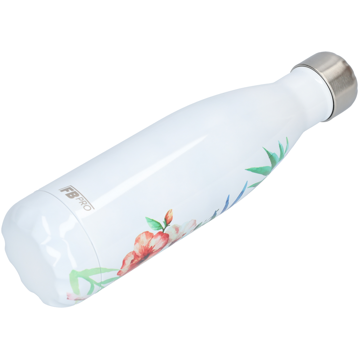 FBFS44, Thermosfles, Drinkfles, Waterfles - 500ml - Tropical White - Tropisch Wit