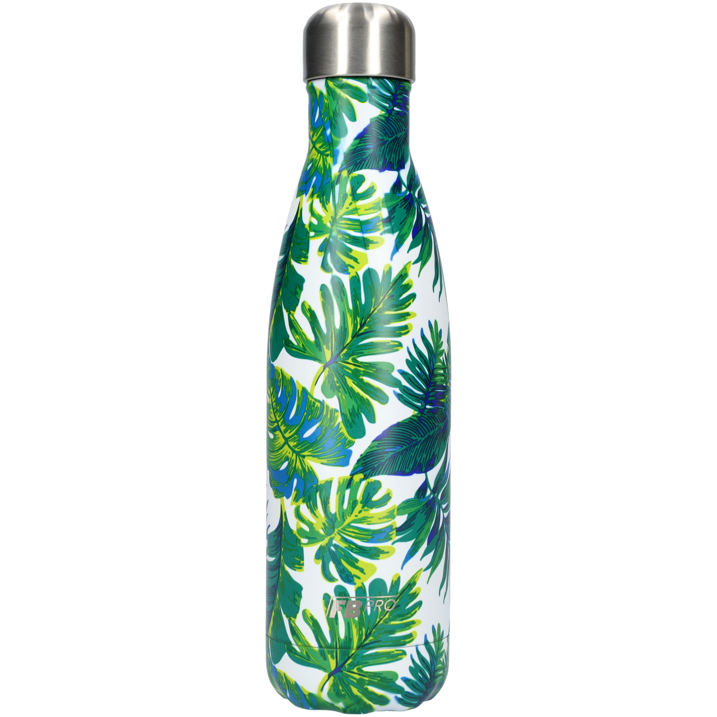 FBFS43, Thermosfles, Drinkfles, Waterfles - 500ml - Tropical Leaves - Tropische Bladeren