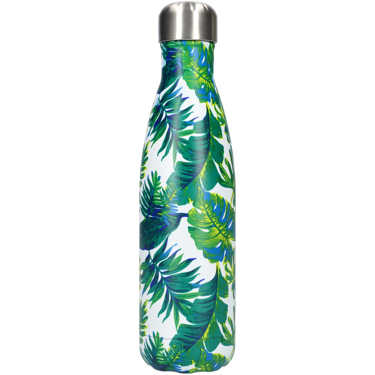 FBFS43, Thermosfles, Drinkfles, Waterfles - 500ml - Tropical Leaves - Tropische Bladeren