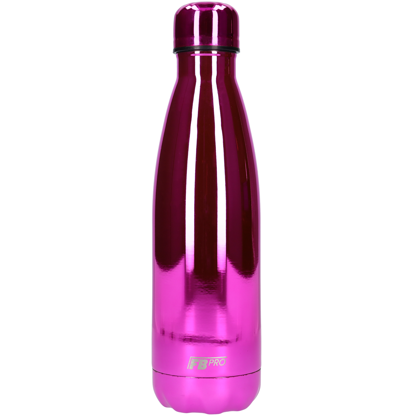 FBFS52, Thermosfles, Drinkfles, Waterfles - 500ml - Chrome Hot Pink - Chroom Roze