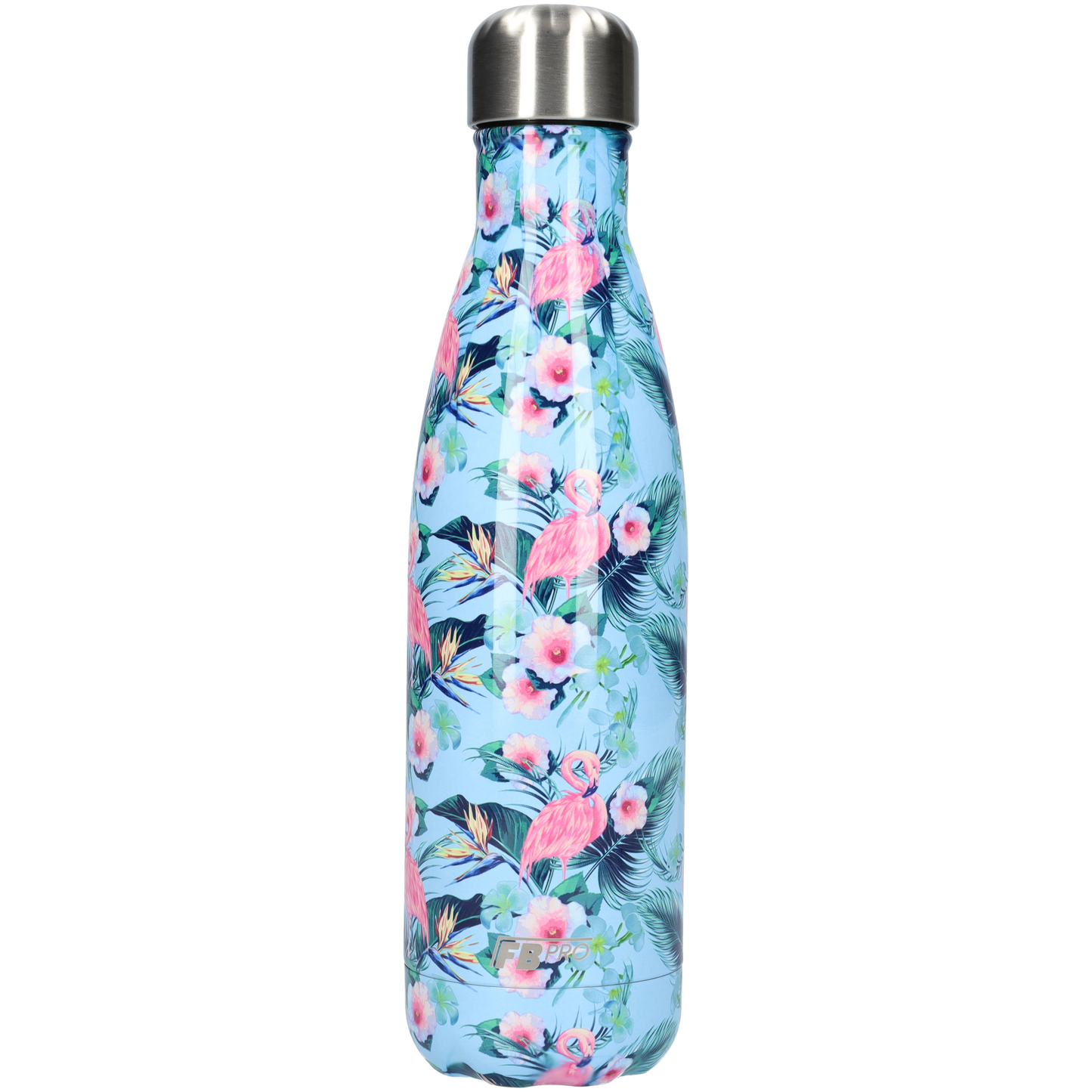 FBFS46, Thermosfles, Drinkfles, Waterfles - 500ml - Flamingo Blue - Flamingo Blauw