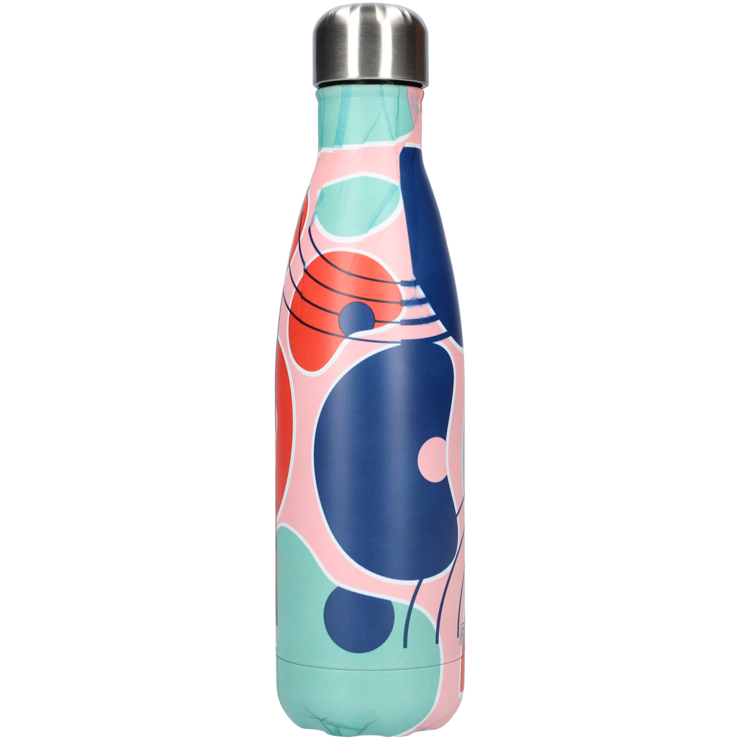 FBFS148, Thermosfles, Drinkfles, Waterfles - 500ml - GeoSplash Pink - GeoSplash Roze