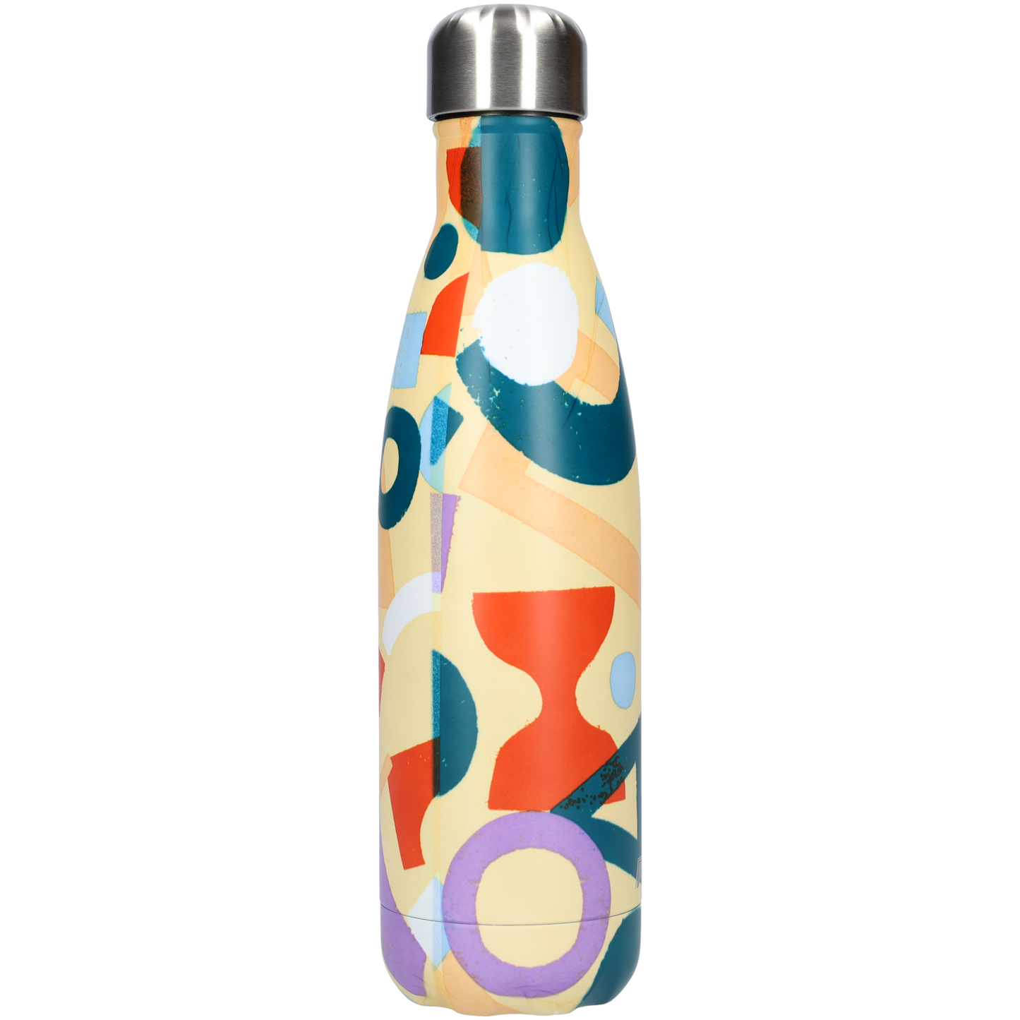 FBFS22, Thermosfles, Drinkfles, Waterfles - 500ml - Geometric Banana - Geometrische Banaan
