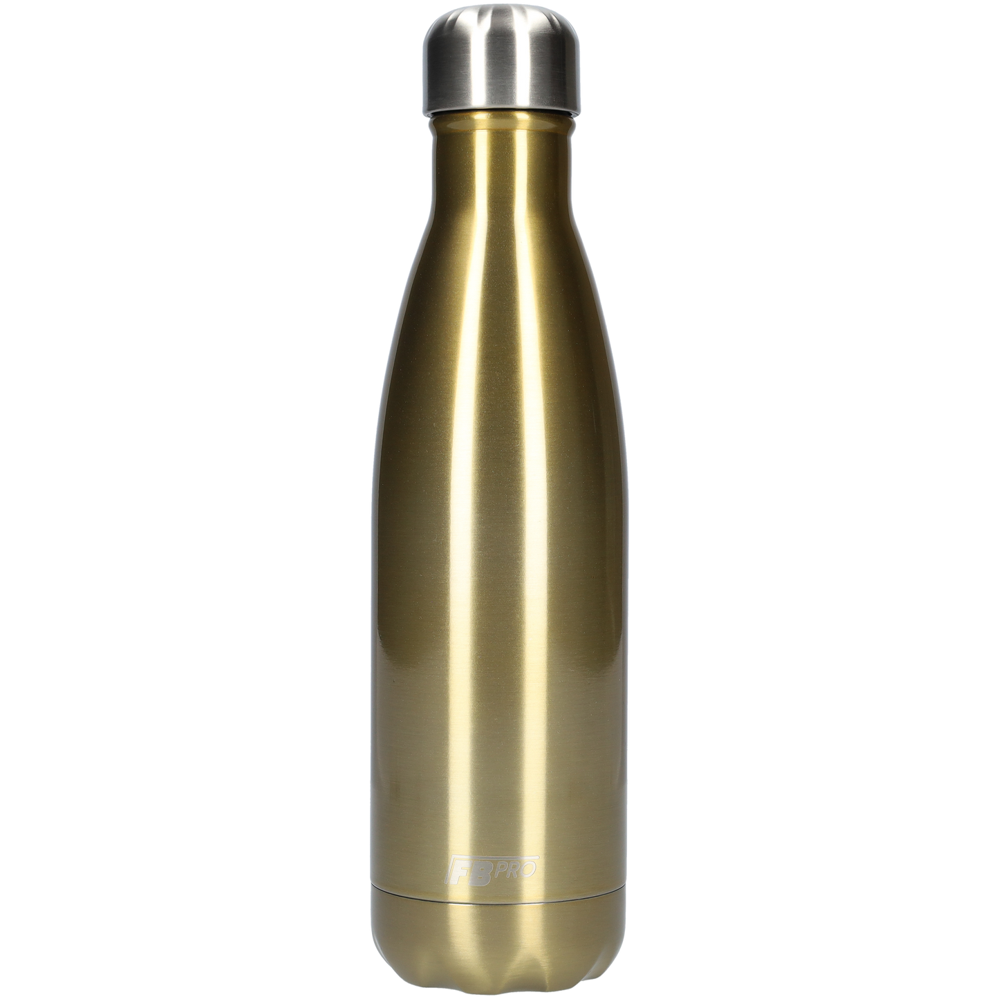 FBFS13, Thermosfles, Drinkfles, Waterfles - 500ml - Gold Chrome - Glimmend Goud