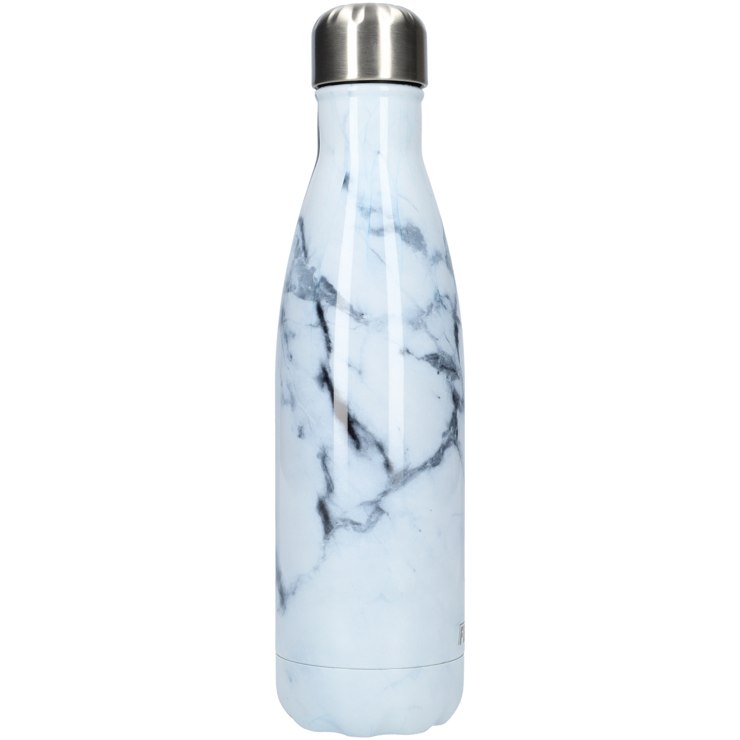 FBFS33, Thermosfles, Drinkfles, Waterfles - 500ml - White Marble - Wit Marmer