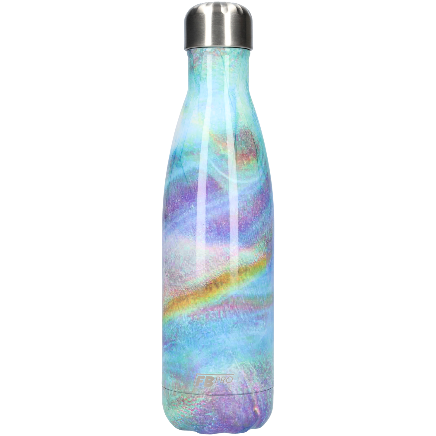 FBFS30, Thermosfles, Drinkfles, Waterfles - 500ml - Galaxy Rainbow - Sterrenhemel Regenboogkleur