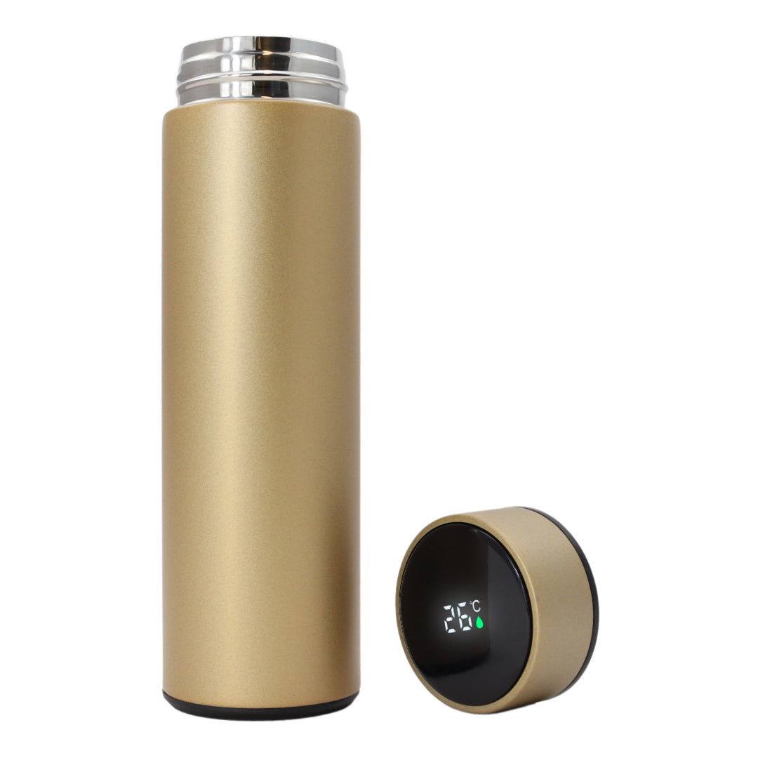 Smart Thermoskan Brushed Gold - RVS - 500 ml