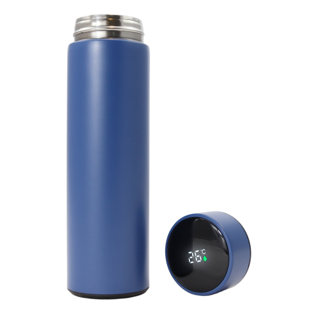 Smart Thermoskan Matte Blue - RVS - 500 ml