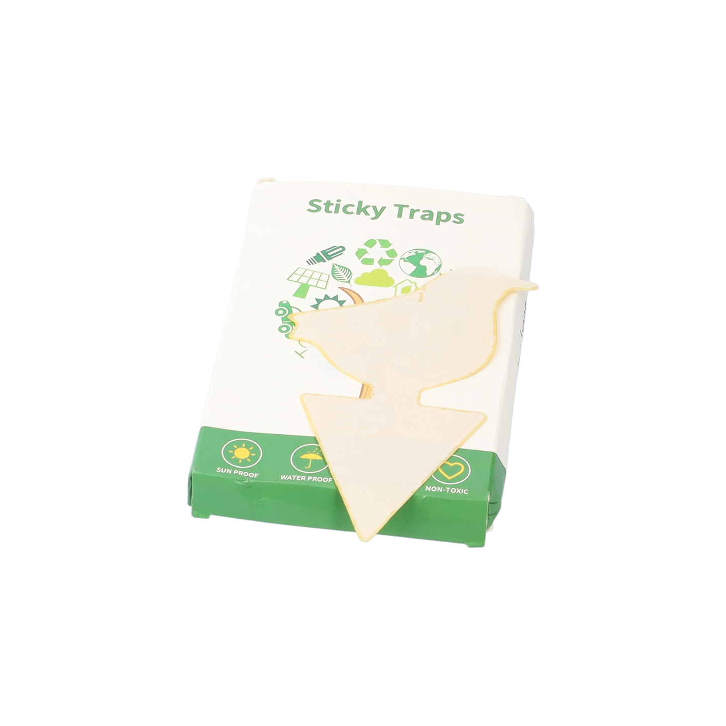 Vliegenval - Vliegen Stickers - 30 Stuks - Geel